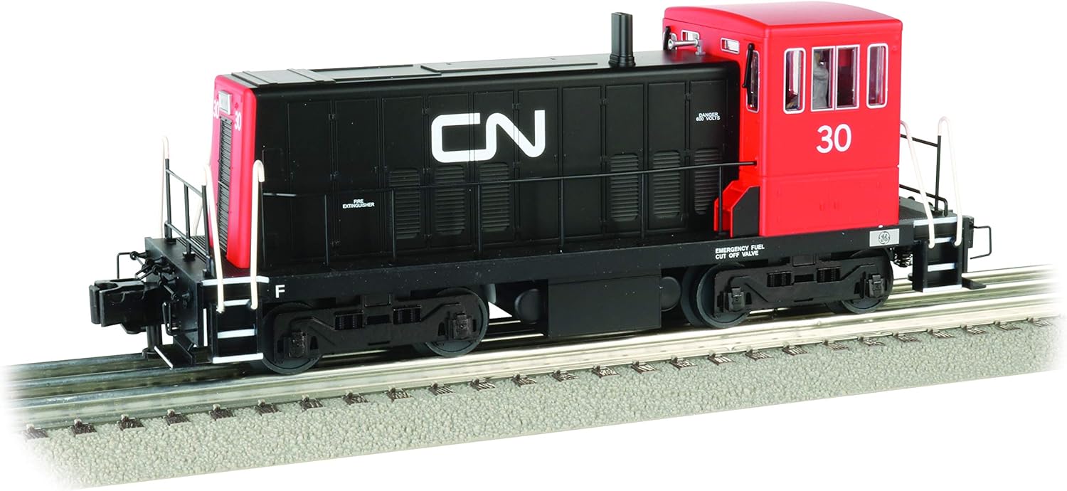 Bachmann Trains - GE 70-TON Scale Diesel Locomotive with True Blast Plus Sound - Canadian National No.30 - O Scale,23502
