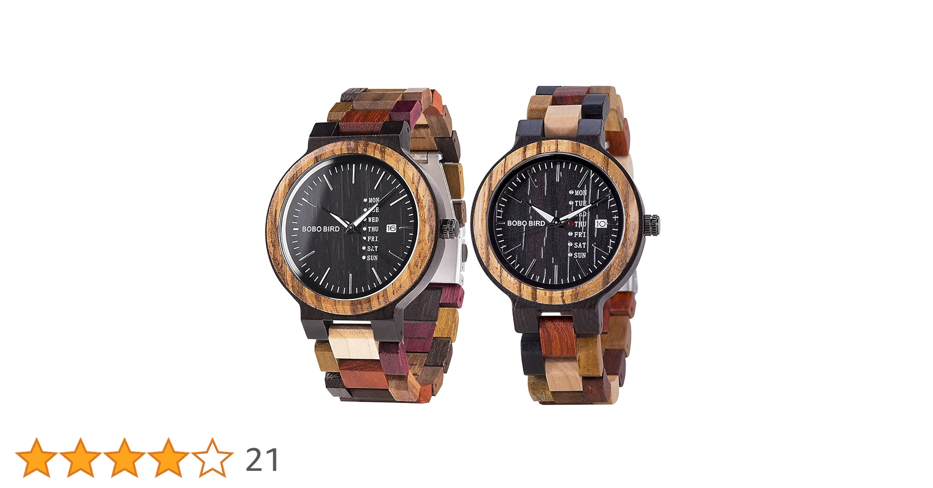 Amazon.co.jp: BOBO BIRD ボボバード ペアウォッチ 木製腕時計 メンズ