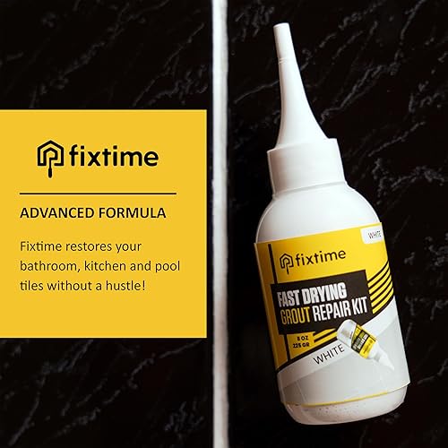 Miniatura 5 de Kit de Reparación de Lechada - Tubo de Relleno de Lechada Blanca - Reparación de Grietas de Lechada, Relleno de Lechada Premezclada, Sellador de