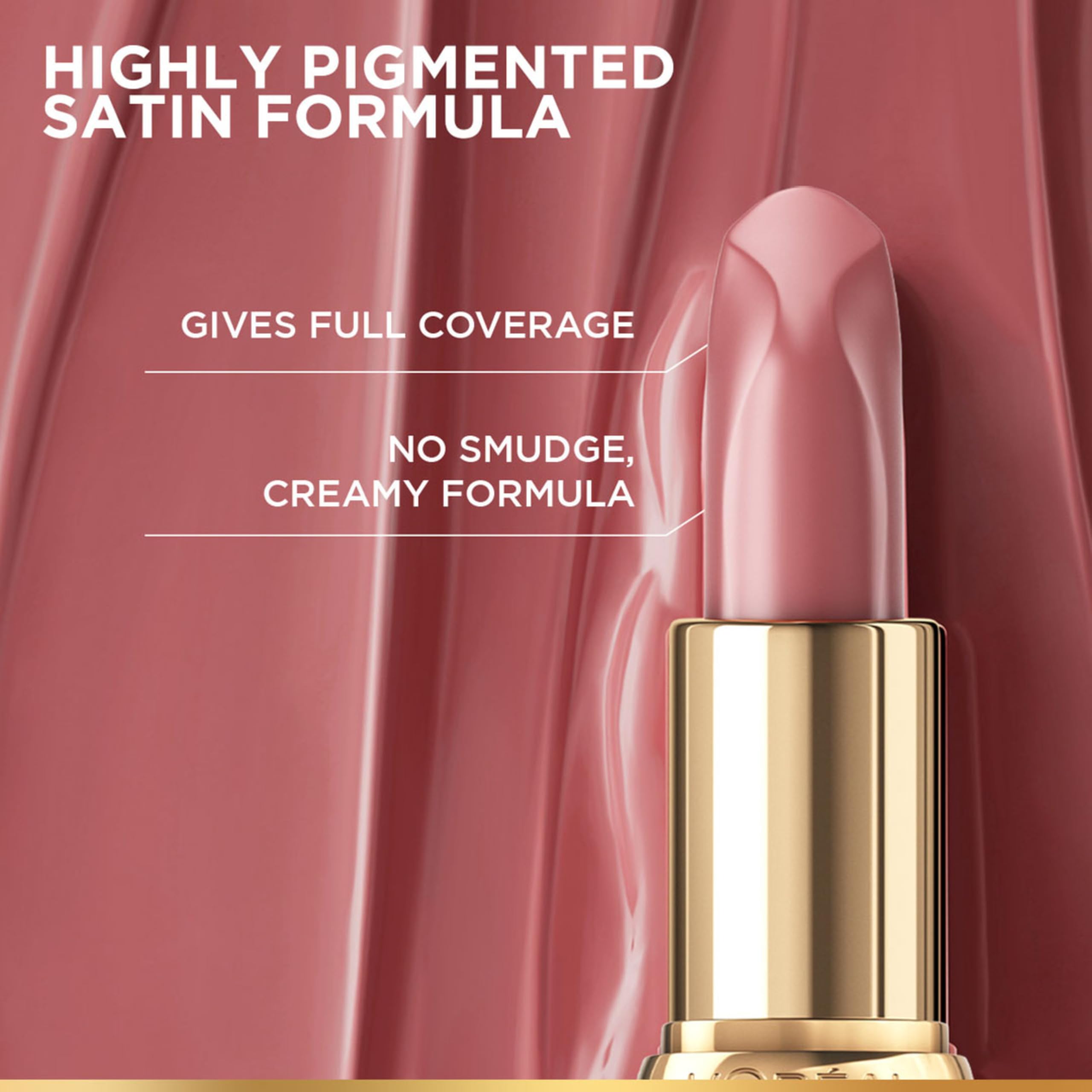 L'OREAL PARIS Color Riche Satin Lipstick- 601 Worth It, 4 Gm 2