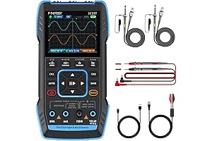 FNIRSI 3-in-1 Oscilloscope, Multimeter, and DDS Signal Generator (Upgraded Model 2*P6100 Probe)