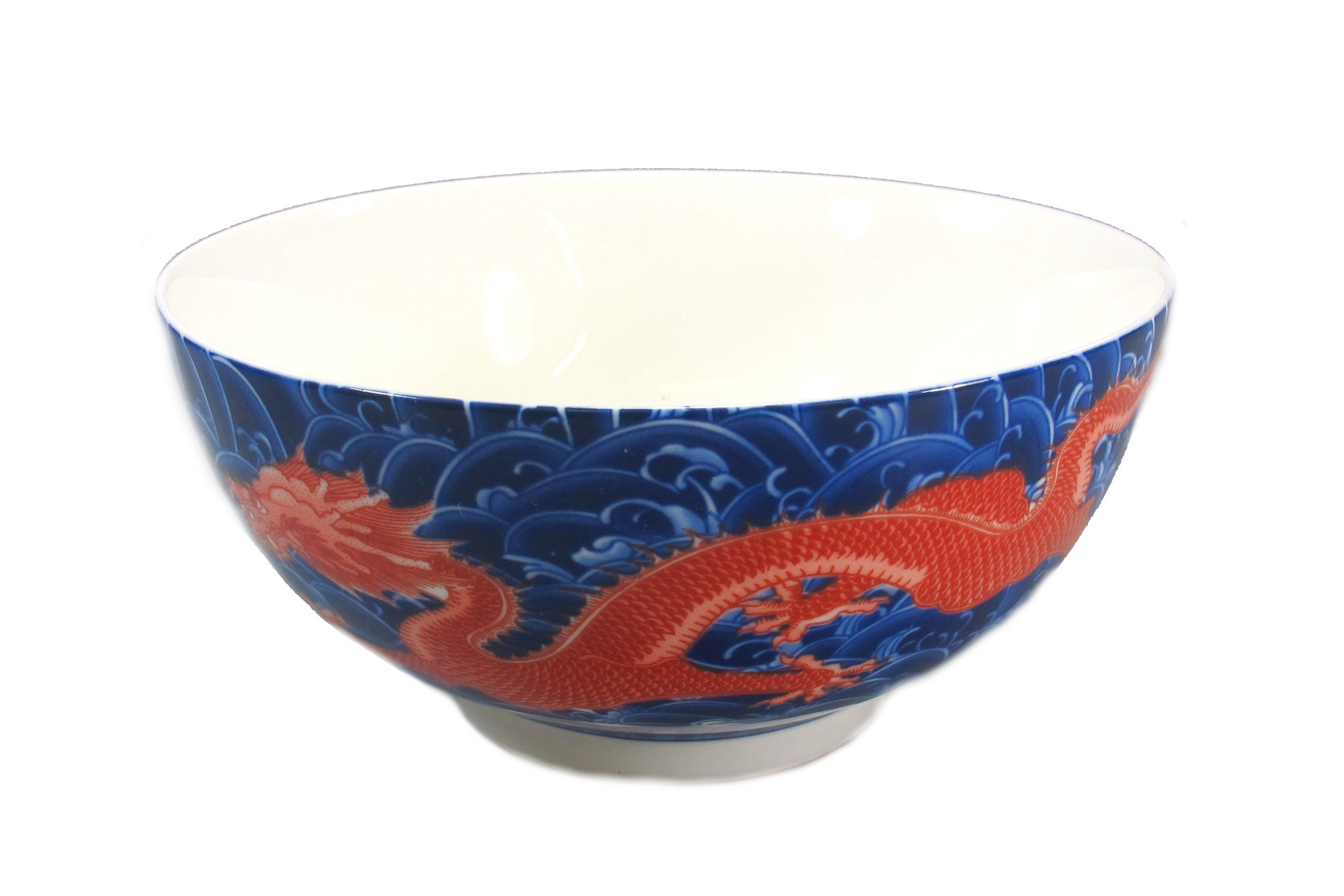 Amazon | 景徳鎮 染付 茶碗 【五指龍】 TJ-B-026 | 中国工芸品 雅舒軒 