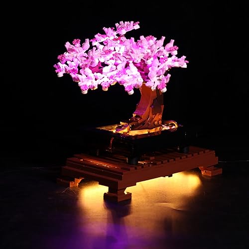 Miniatura 3 de Kit de luz LED para Lego Icons Bonsai Tree 10281, compatible con Lego Botanical Collection, juego de construcción de decoración de plantas (solo