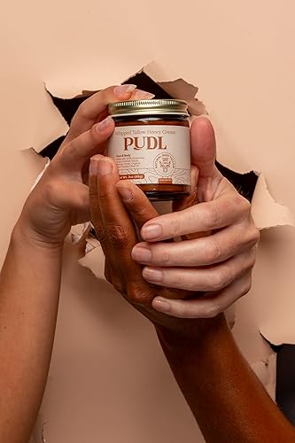 Miniatura 7 de PUDL Grass Fed Beef Tallow for Skin Care with Manuka Honey, Organic Olive Oil and Jojoba Oil – Whipped Lotion Balm Anti-Aging Moisturizer Deeply