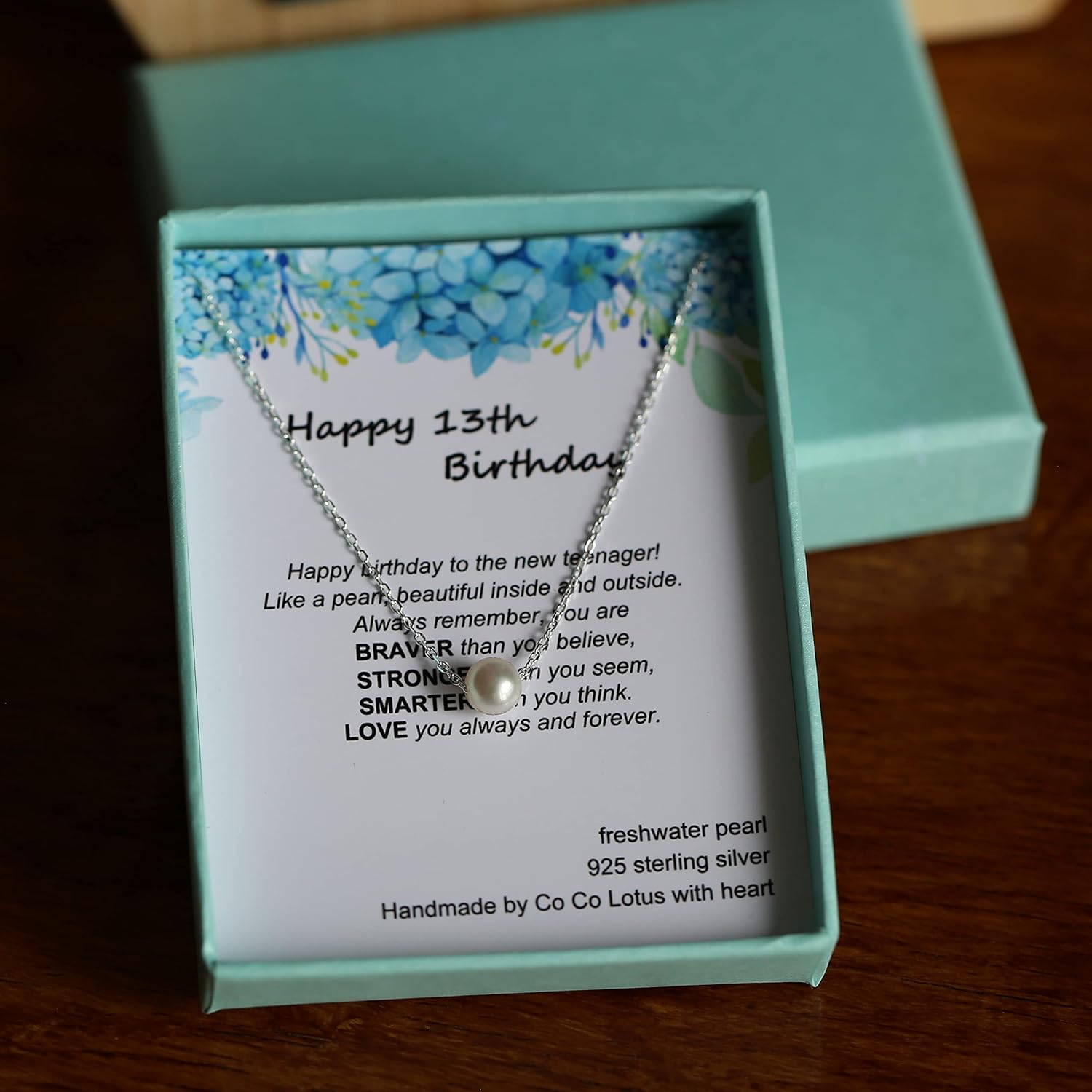 13th Birthday Gifts for Girls, Single Pearl Necklace Crafted with 6mm Freshwater Cultured Pearl and Sterling Silver Adjustable Cable Chain, Gifts for Teenage Girls - Image 8