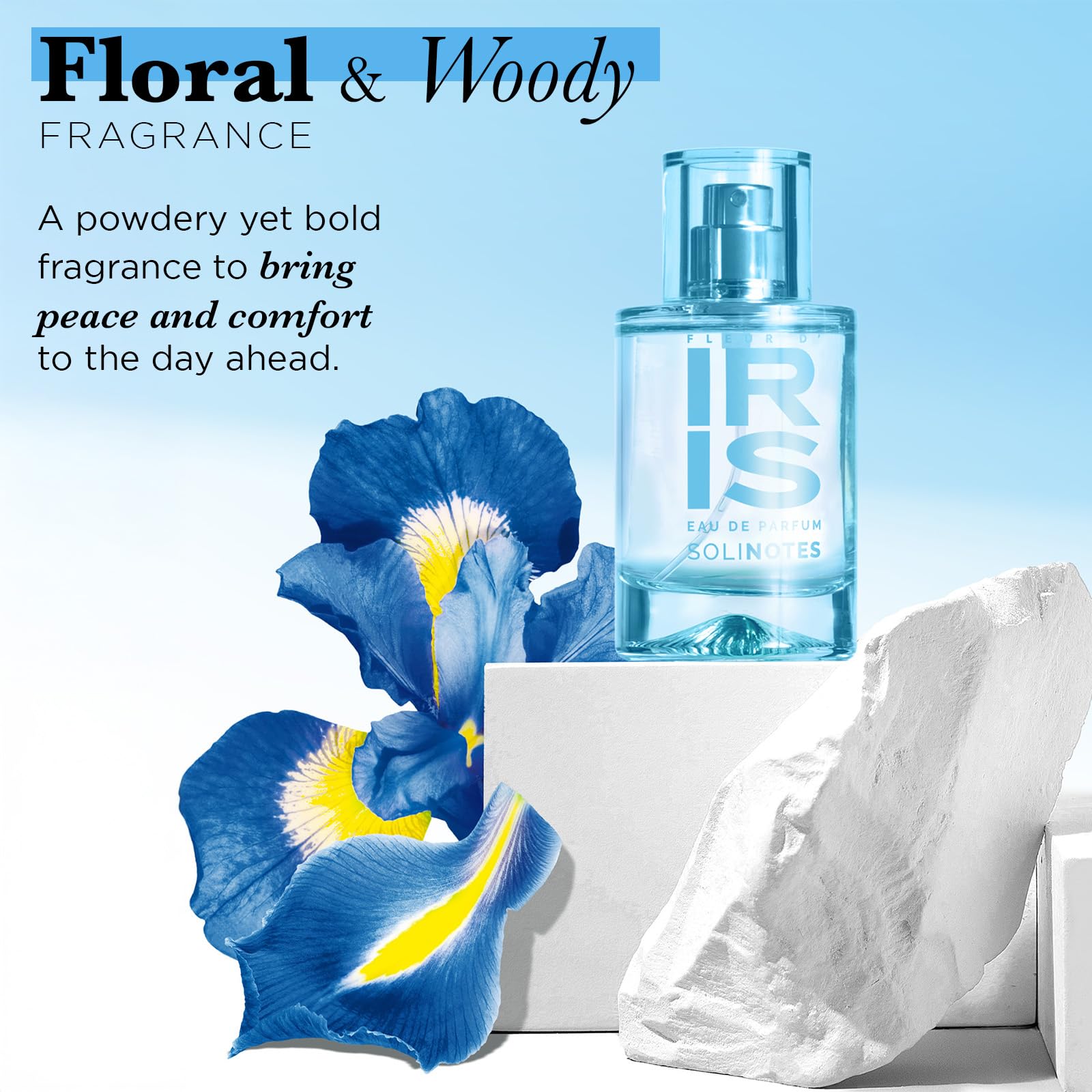 Amazon.com : Solinotes Iris Eau de Parfum, Violet & Cedar, for