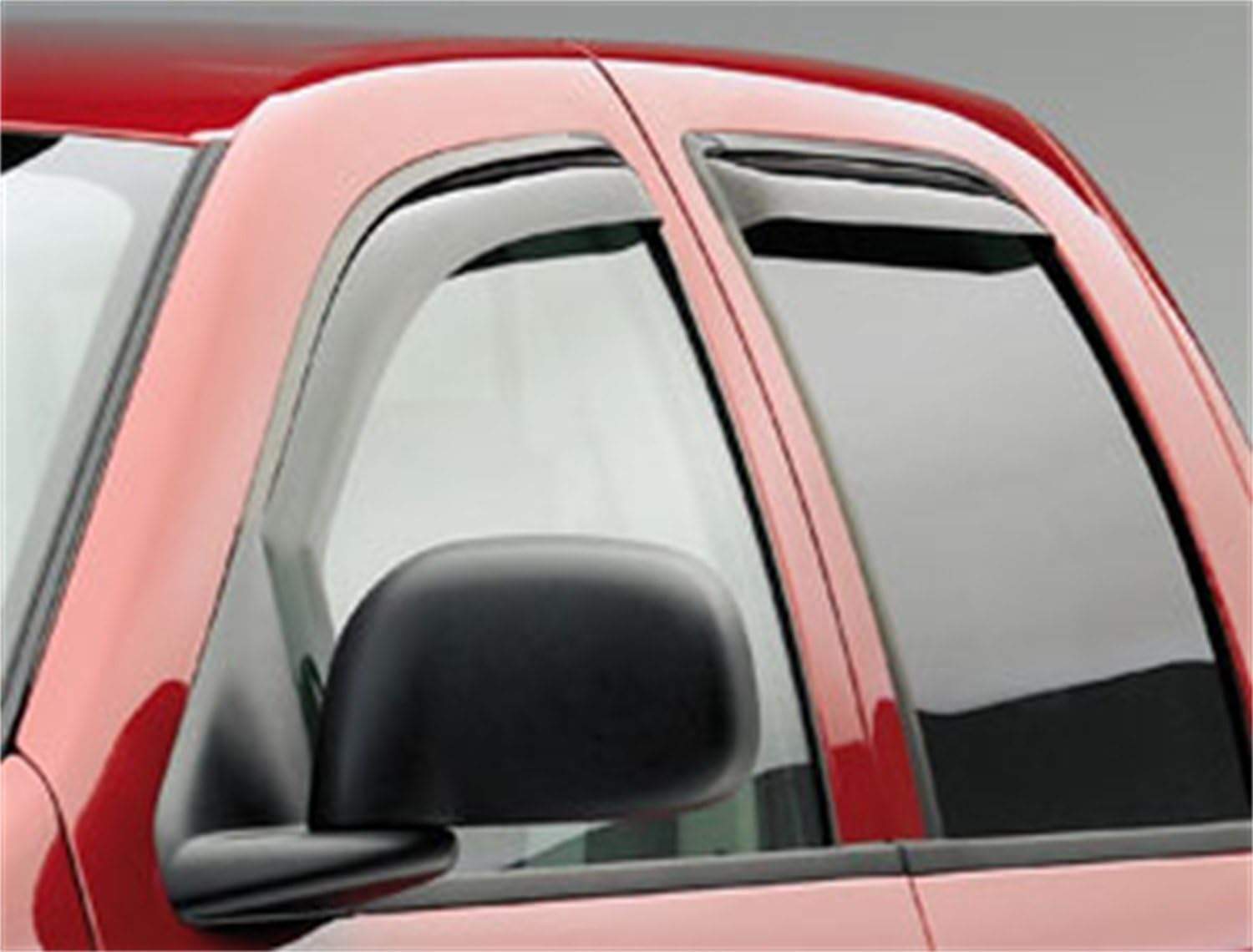 EGR 572451 Window Visors Full Set Truck Accessory with Smooth Smoke Finish, Compatible for Select 2002 to 2008 Dodge Ram 1500 Models