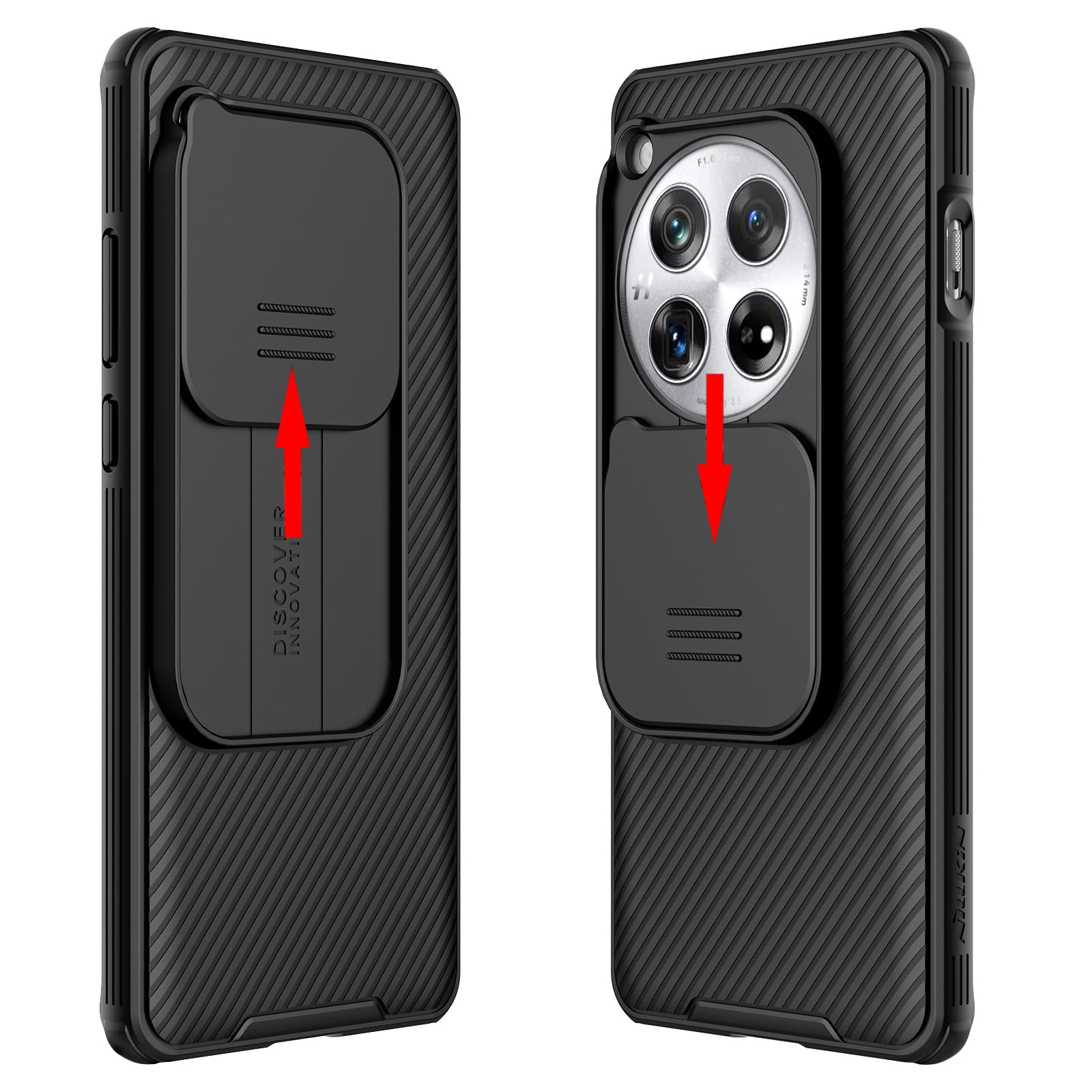 Coque OnePlus 12 de protection premium avec cache objectif rigide noir - 8