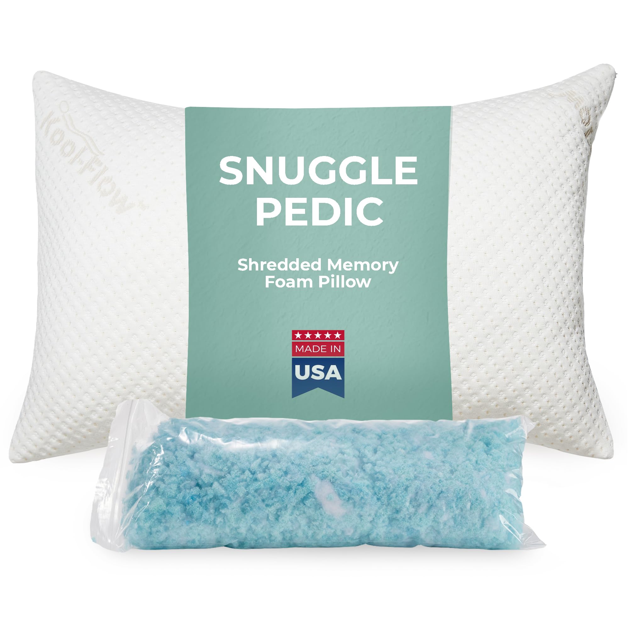Snuggle-Pedic Shredded Memory Foam Pillow