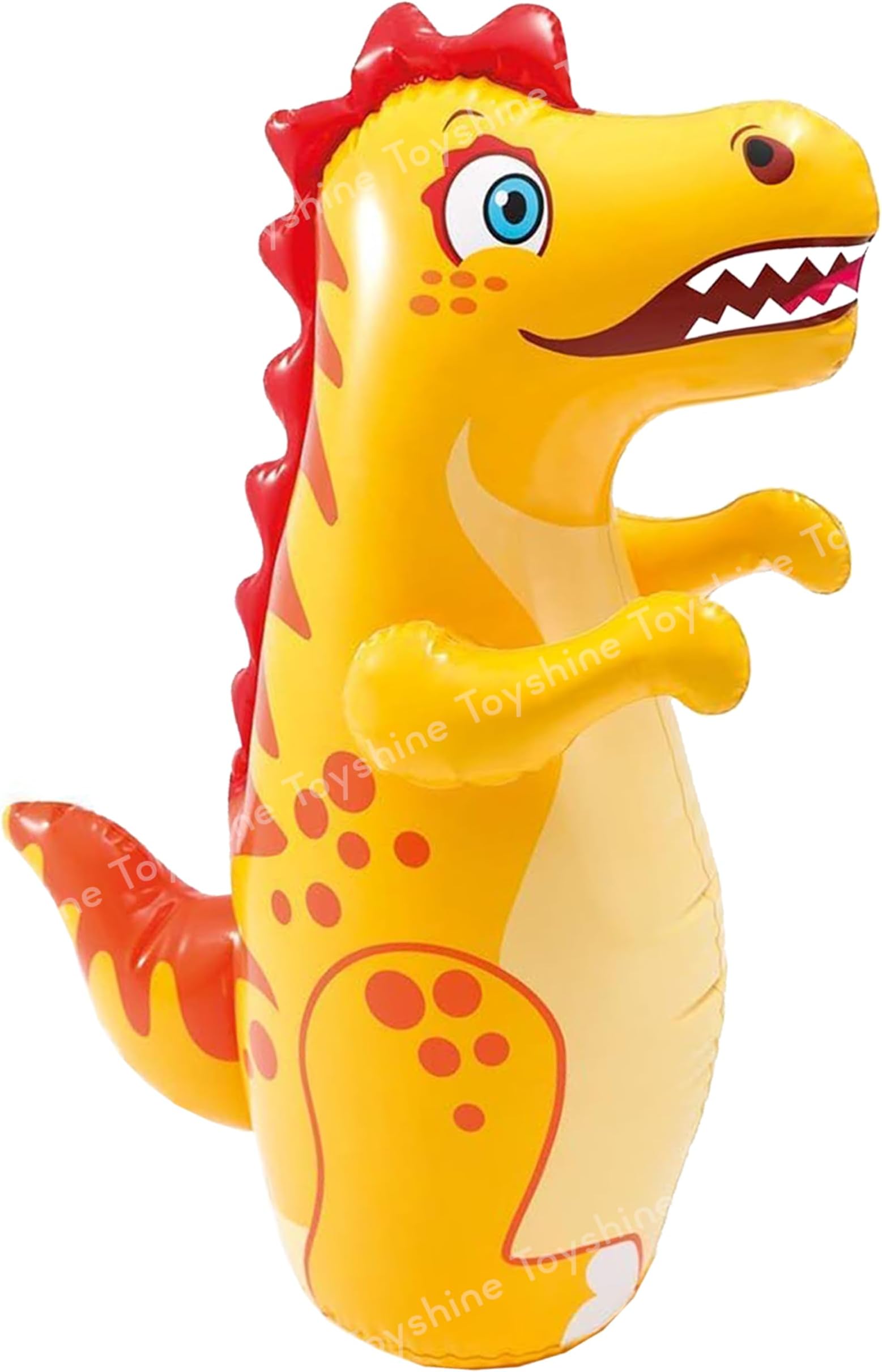 Toyshine Inflatable Hit Me Bop Bag Boxing Wrestling Toy for Kids, Sports Indoor Activity Push Game Kids Toy - Dino