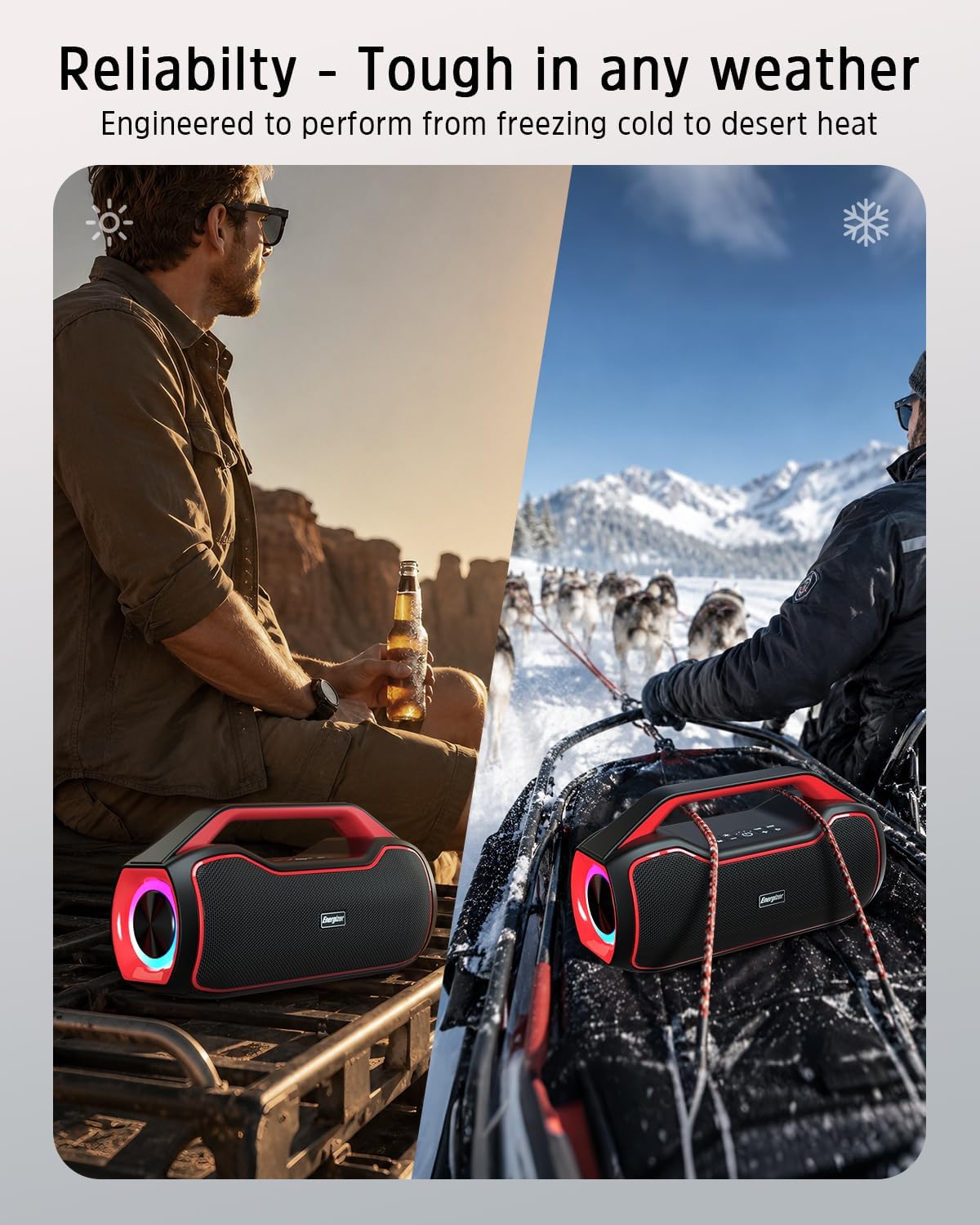 Portable Bluetooth Speaker Wireless, 120W Peak Deep Bass Loud Stereo Sound, BT5.4, IPX6 Waterproof, 20-Hour Battery Life, RGB Lights, TWS Pairing, Party Speaker for Outdoor, Beach, Camping, Tailgate