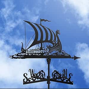 ANCNA-U PrimaevalColossus Weathervane for Roof Mount Metal Poodle Wind