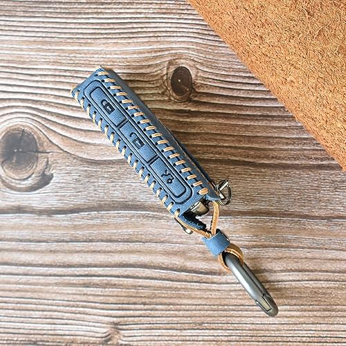 Miniatura 8 de SANRILY Funda inteligente para llave Volvo 2021 con control remoto sin llave de protección completa, Azul