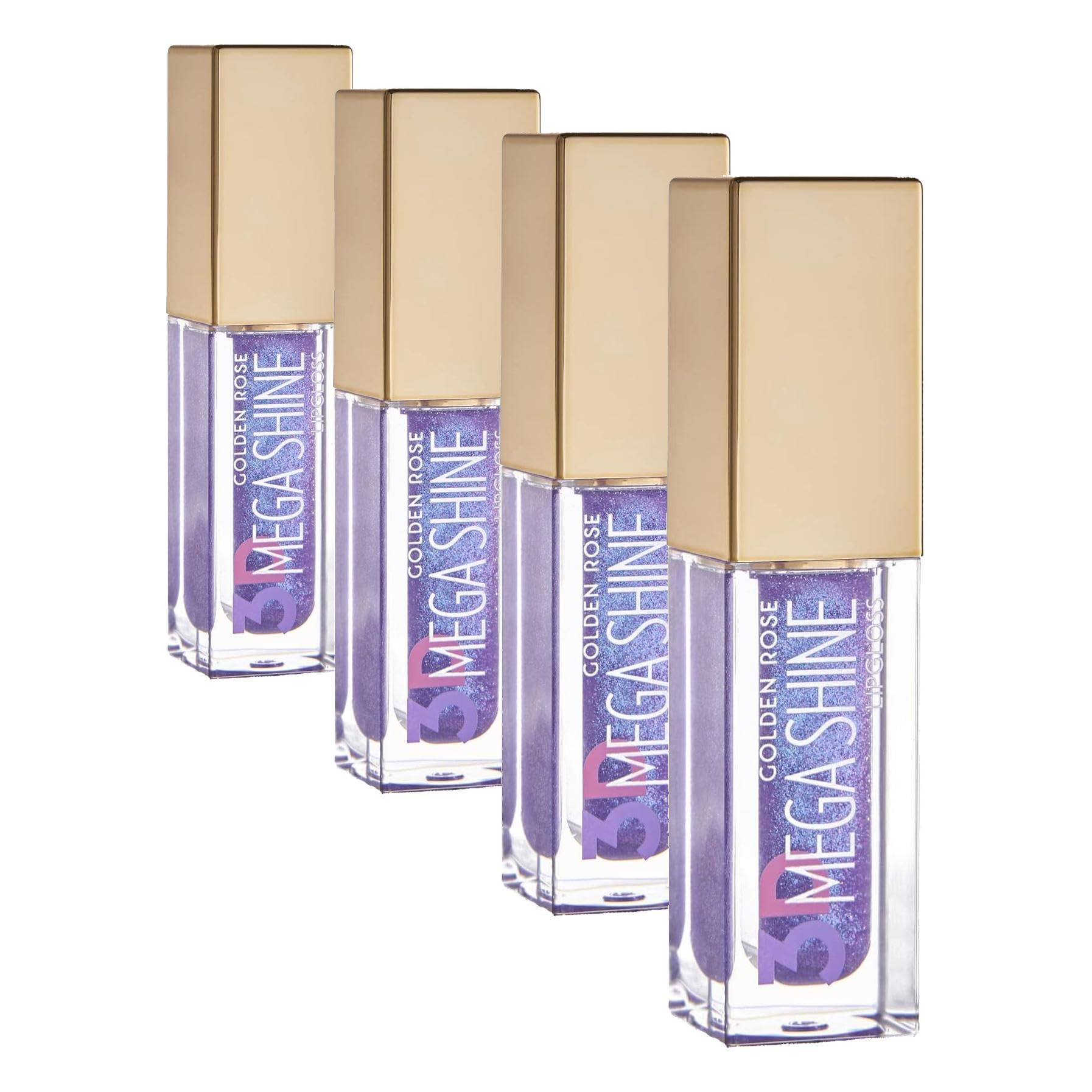 Golden Rose 3D Mega Shine Lipgloss No: 122 Sparkle Işıltılı Dudak Parlatıcısı (4 paketi)