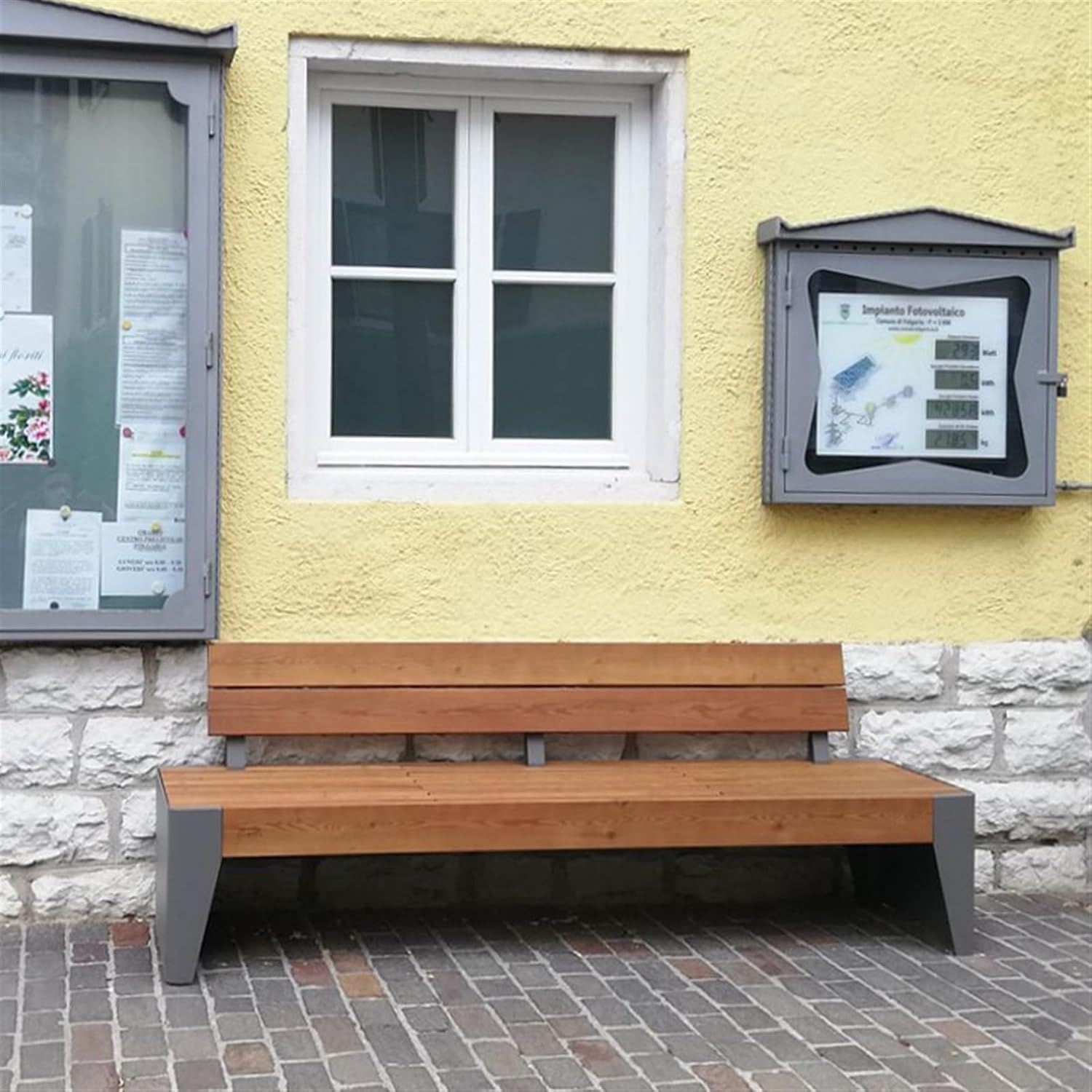Outdoor Garden Bench 3 Outdoor Park Benches, Hardwood Slat Seats and Backrests, Suitable for Patio Porch, Pool Side Garden Courtyard Park Bench(150x50x80CM)