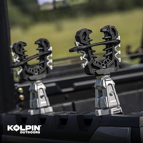Vista 15 de Rhino Grip Pro - Polaris Sportsman y RZR, par - Transportadores resistentes para palas, pistolas, arcos, barrenas, etc. - Polaris Lock & Ride