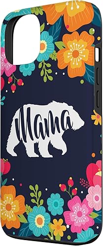 Miniatura 2 de Funda floral para iPhone 13 Mama Bear