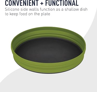 Sea to Summit X-Plate Collabsible Silicone Camping Dinnerware