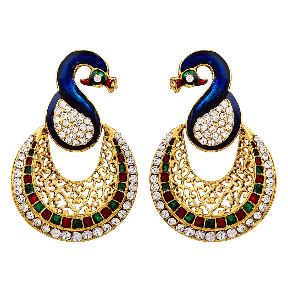 See full amazon price history chart for YouBella Jewellery Traditional Dancing Peacock Gold Plated Jhumka/Jhumki Earrings for Girls and Women YouBella Jewellery Traditional Dancing Peacock Gold Plated Jhumka/Jhumki Earrings for Girls and Women (B01MU1IUS6) Amazon Price History, Amazon Price Tracker