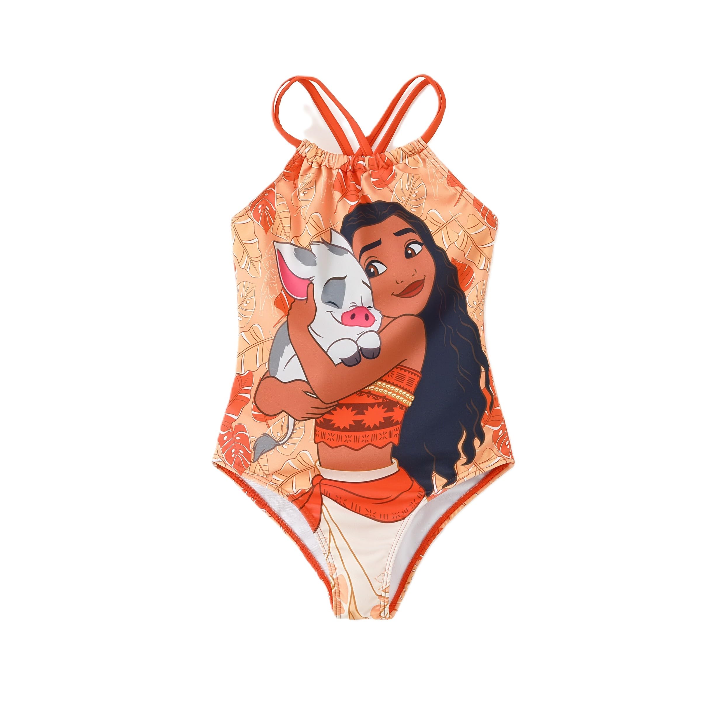 Disney Girls Swimsuits UPF 50+ One Piece Bathing Suits Sport Swimwear 2-9Y