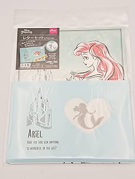 【バラ売り可】ディズニー　アリエル　ノート　レターセット　ふせん バラ売り可】ディズニー アリエル ノート レターセット ふせん