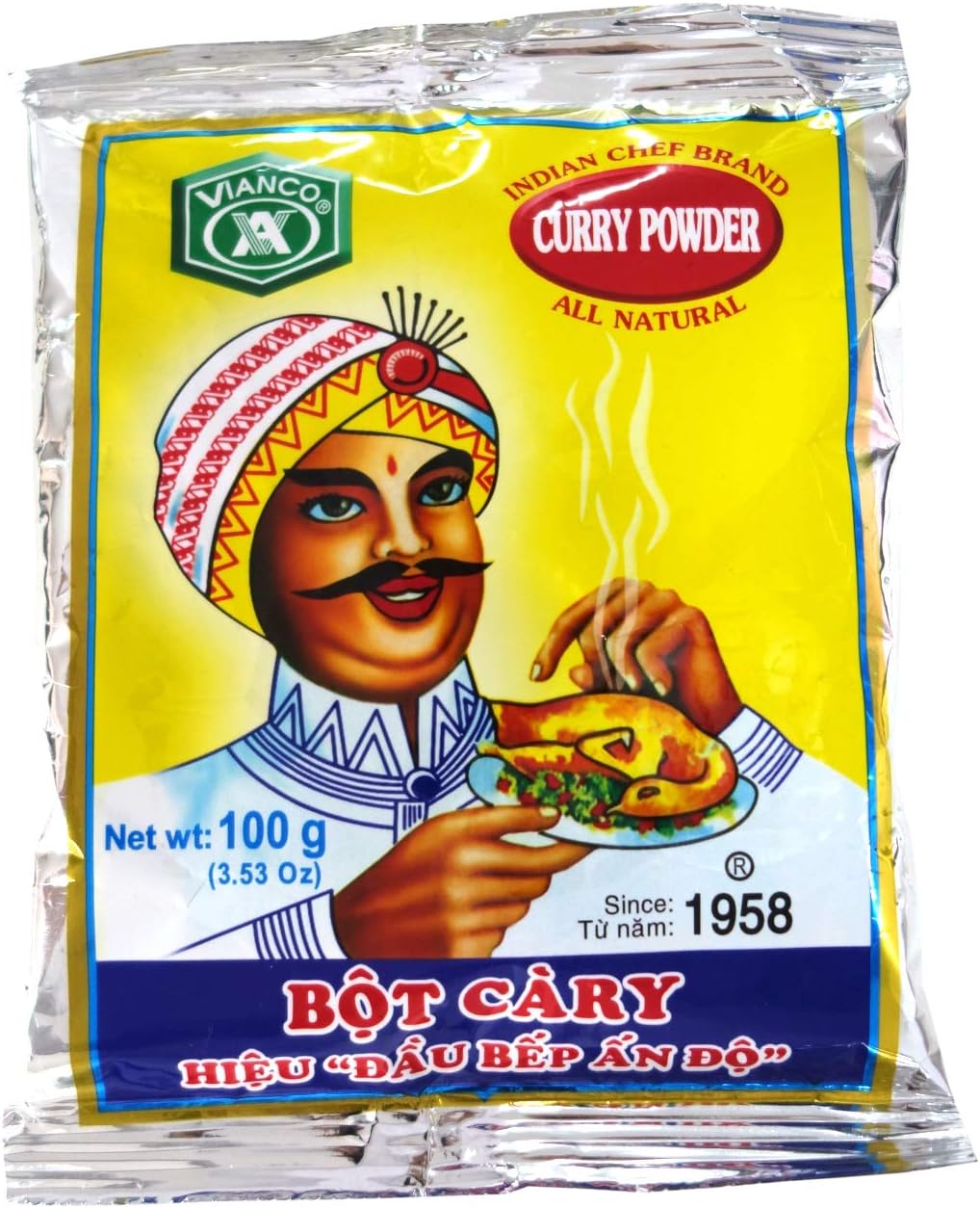 即納最大半額 ビアンコ Indian Chef Brand 100g カレー粉 10個セット