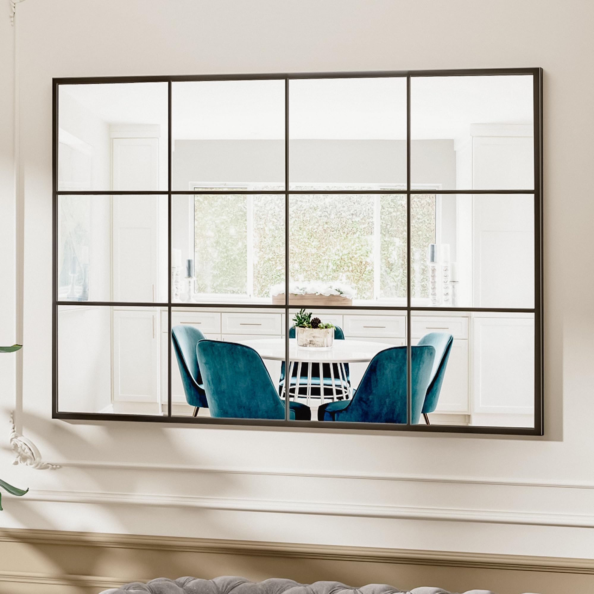 Amazon.com: Suidia Rectangular Wall Mirror, 30" x 40" Window Decorative ...