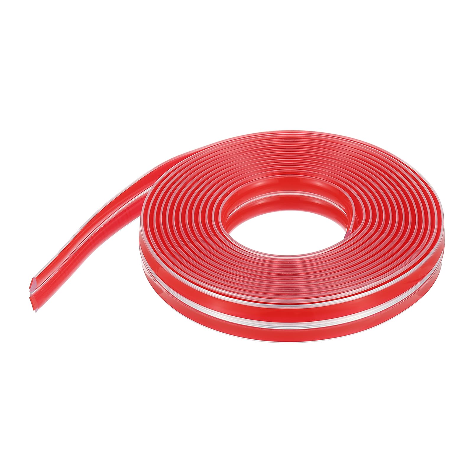 PATIKIL Edge Protector Strip, 0.79IN x 13FT Children Proofing Silicone Soft Clear Corner Protectors Pre-Taped Strong Adhesive for Cabinets Tables Drawers