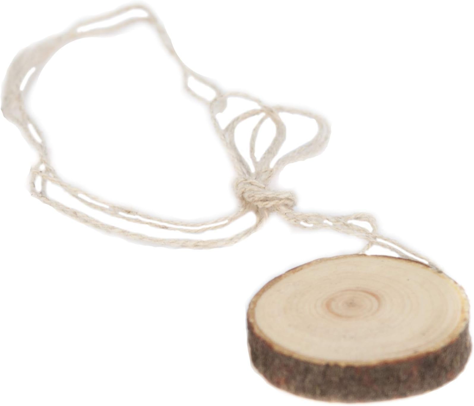 Aeiniwer Ardour Van VIAI Megre LLC Handmade Siberian Cedar Pendant with Bark Symbol of Love, Purity and Nature.