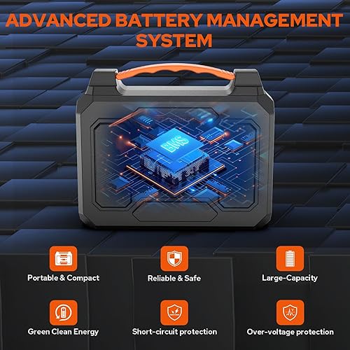 Miniatura 5 de Mini estación de energía portátil de 100 W146 Wh y 65 W88.8 Wh, estación de energía portátil ZeroKor con salidas de CA para uso doméstico, camping,