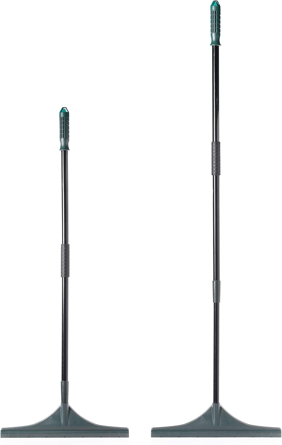 Artificial Turf Garden Carpet Rake with Extendable Lightweight Telescopic Handle,Green