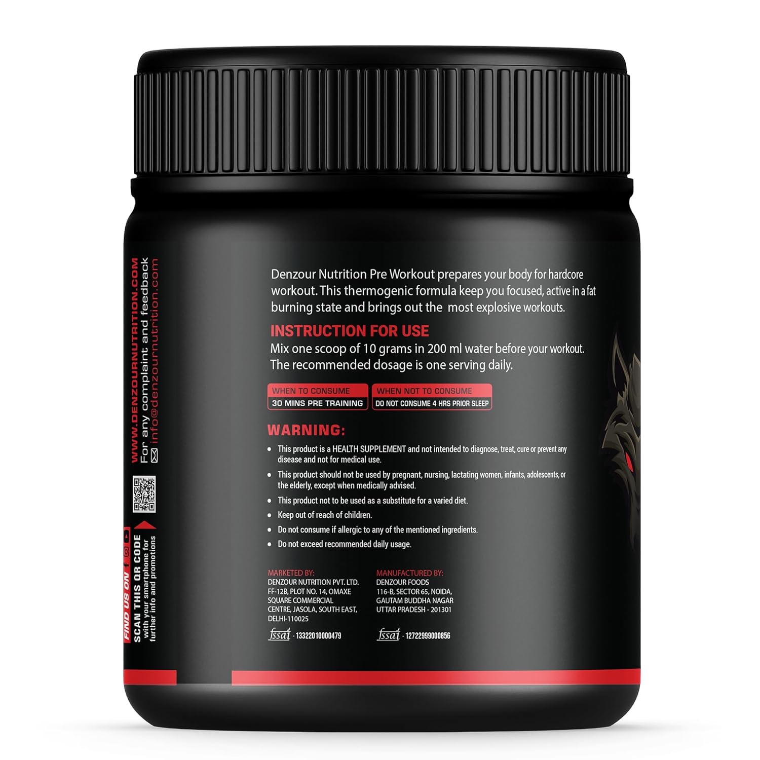 Buy Now Denzour Nutrition Bee-Hp Pre Workout | Energy &Amp; Strength For...
