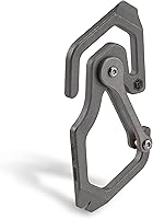 Vista 12 de KeyUnity Herramienta de llavero de mosquetón de titanio, 3 funciones en 1 multiherramienta para transporte diario (KU04)