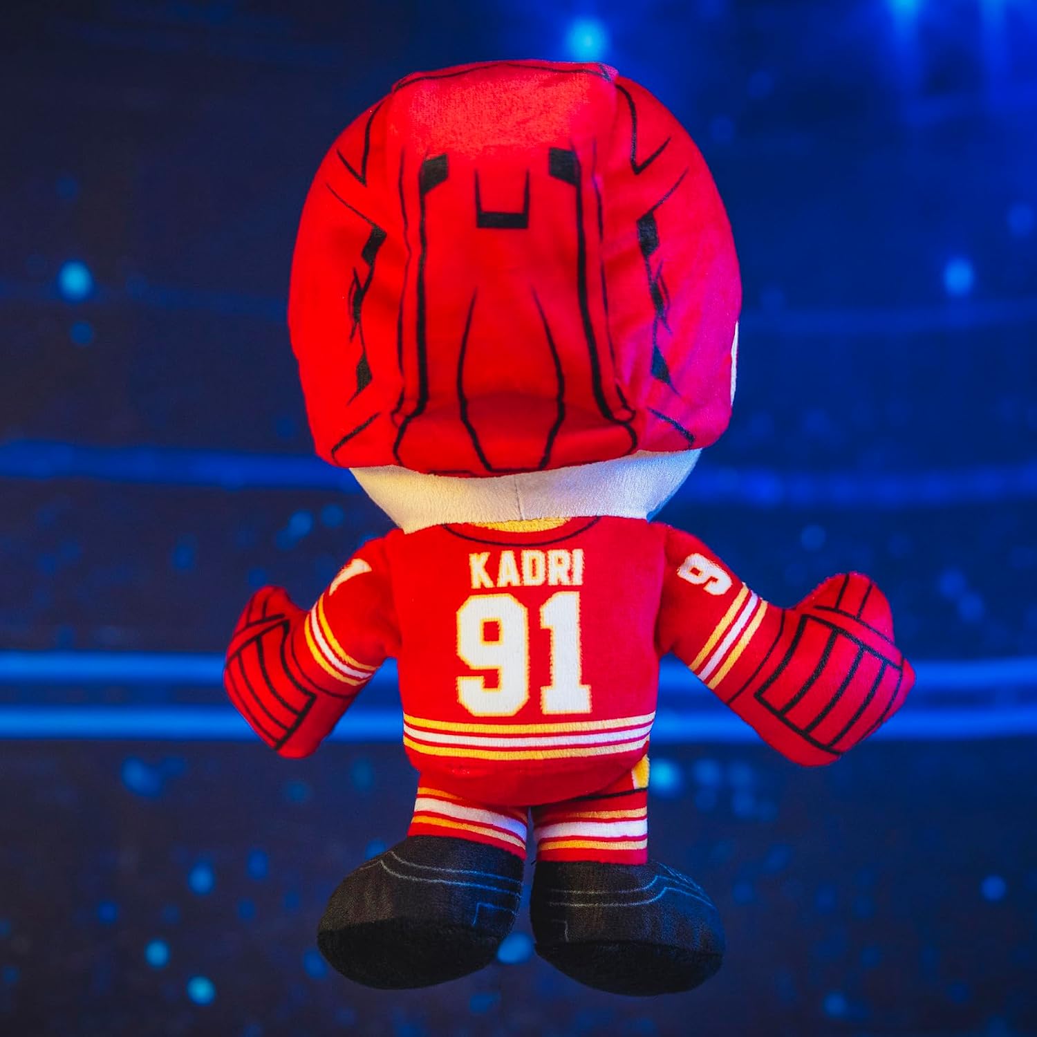 Bleacher Creatures Calgary Flames Nazem Kadri 8" NHL Kuricha Sitting Plush - Soft Chibi Inspired NHL Superstar
