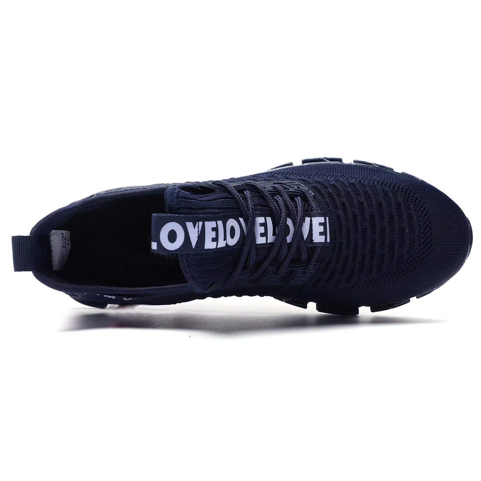 Vooncosir Men's Fashion Sneakers Breathable Mesh Running Shoes Blade Non Slip Soft Sole Casual Athletic Walking Shoes