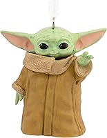 Hallmark Star Wars Mandalorian Grogu Force Powers Christmas Tree Ornament - Collectible Baby Yoda Holiday Decor