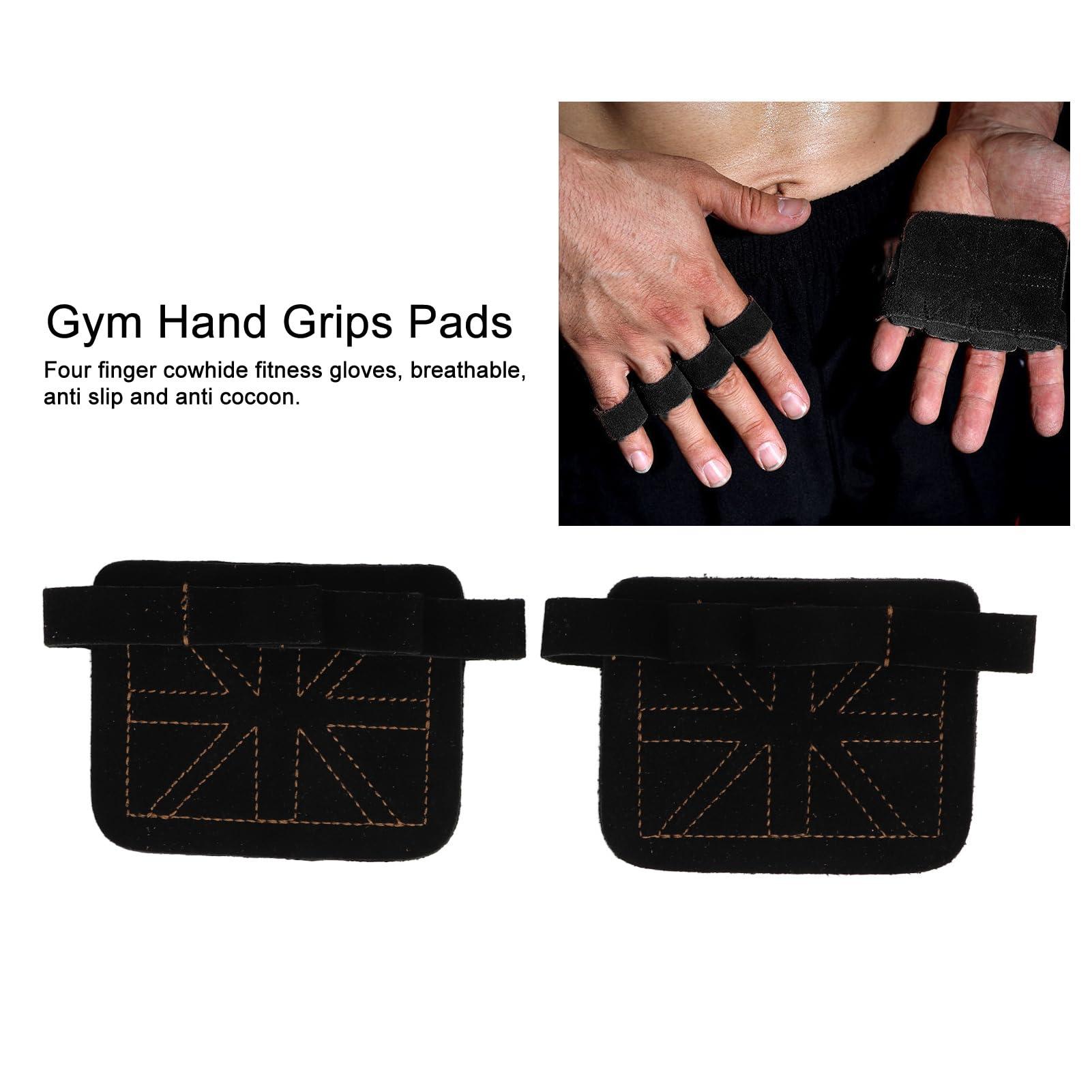 Poignées De Gymnastique Pour Enfants – Cuir, Motifs Dinosaure/sirène, Bandes Velcro, Pour Barres Et Tractions