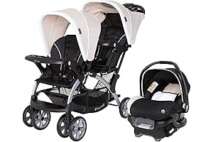 Baby Trend Sit N Stand Easy Fold Travel Double Toddler and Baby...