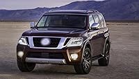 Vista 1 de Parachoques xenón halógeno niebla lámparas de conducción luces para 2017 2018 2019 2020 Nissan Armada