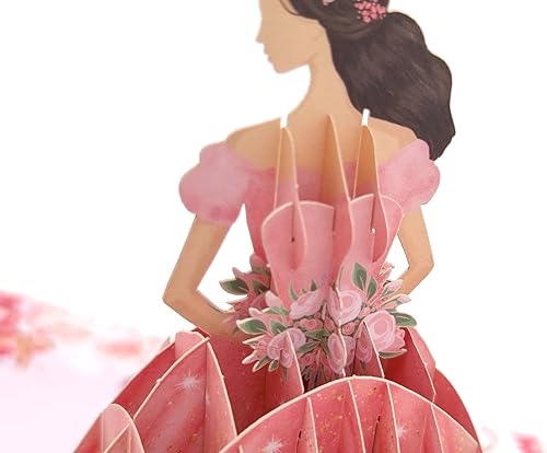 Miniatura 3 de Tarjeta de quinceañera - Tarjeta de felicitación de cumpleaños número 15 - Tarjetas para 15 años - Tarjeta de felicitación desplegable 3D