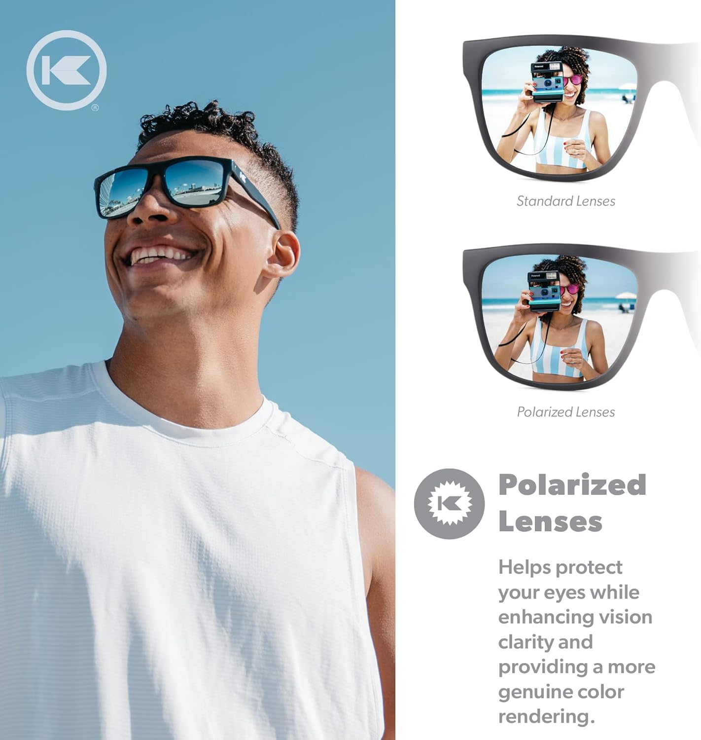 Knockaround Torrey Pines Polarized Sunglasses for Men & Women - UV400 Protection - Image 7