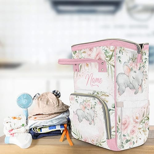 Miniatura 4 de Mochila de pañales personalizada, mochila de pañales para papá, niño y hombre, con nombre, color 13, Personalizado