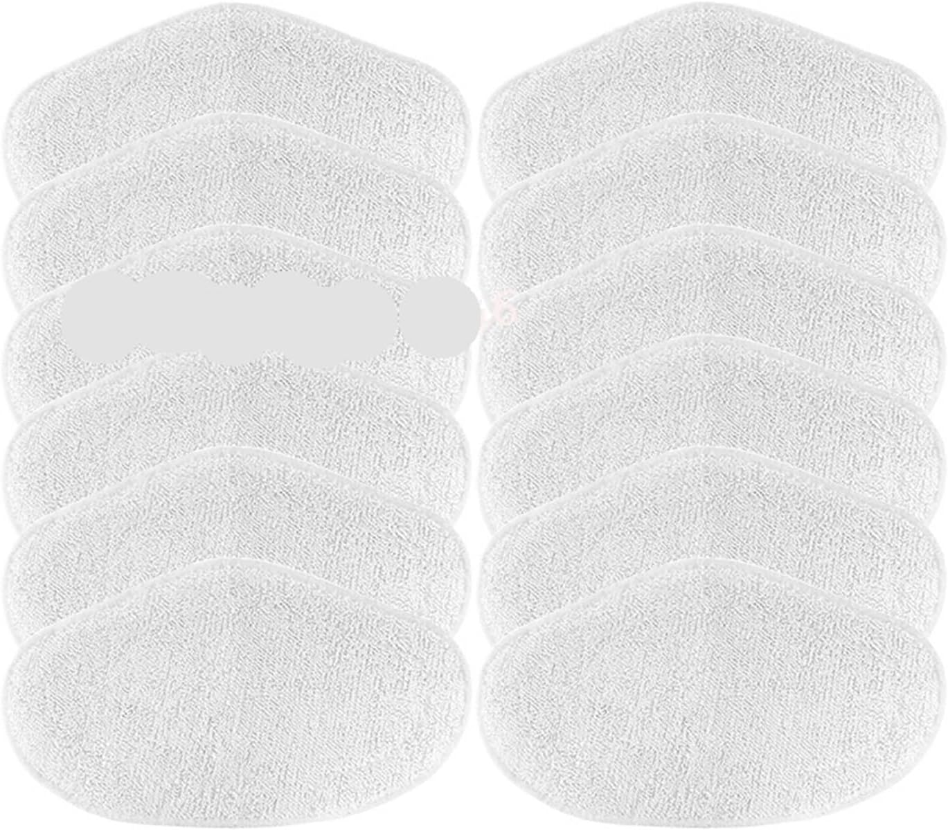 Accessories Washable Mop Cloth ，Compatible ForPolti， Kit Vaporetto PAEU0332 Steam Vacuum Cleaner Replacement Microfibre Mop Rags Spare Parts(10pcs)