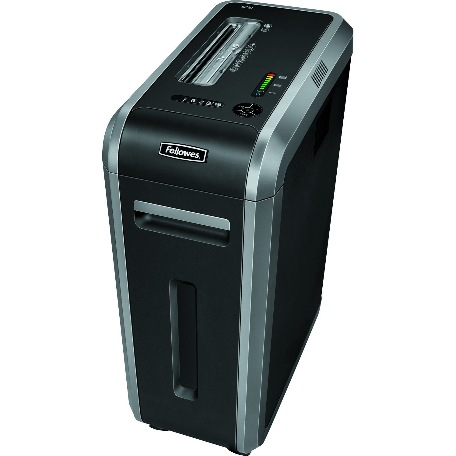 Fellowes 125i - Triturador de papel, 536 x 285 x 738 mm