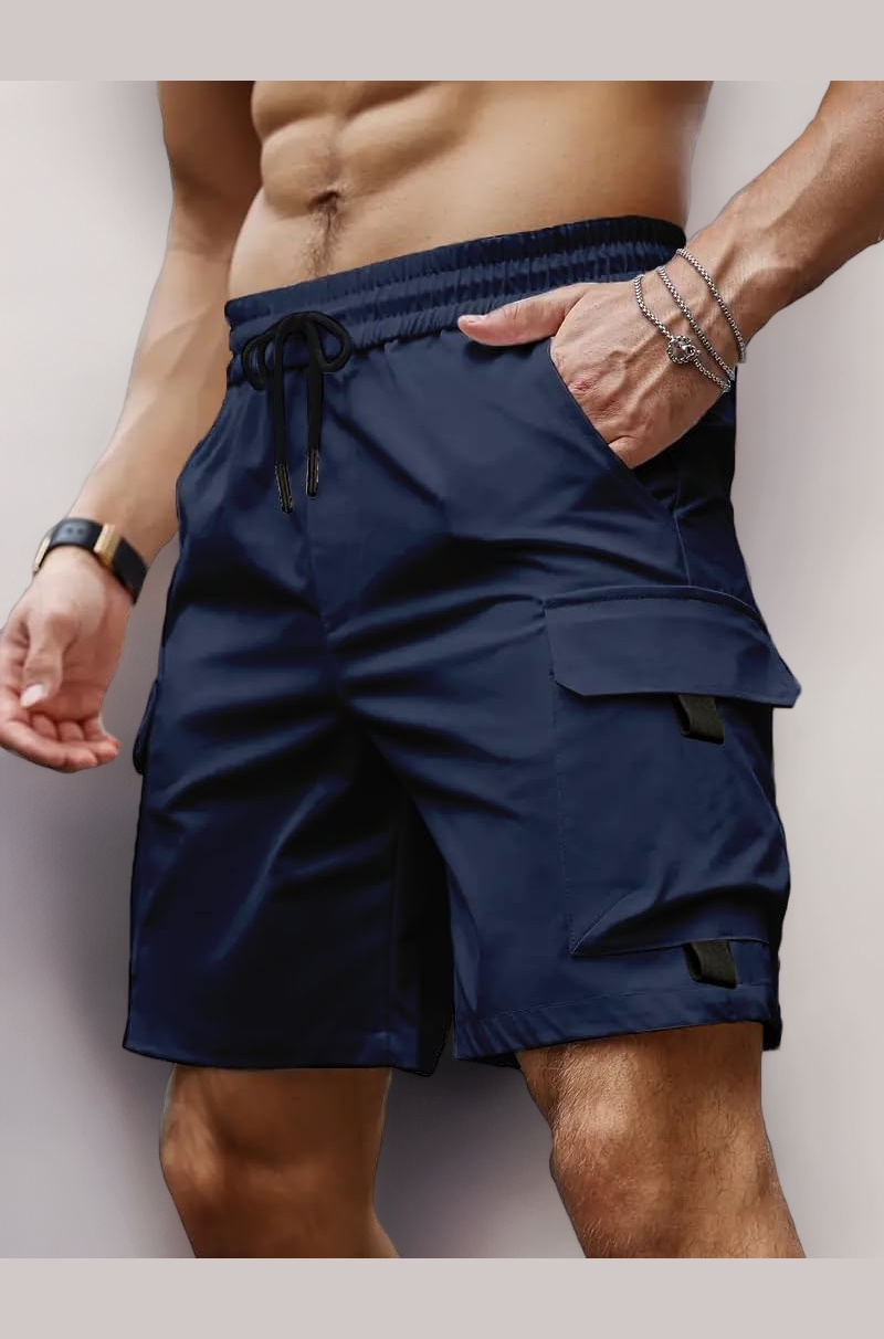 Peppyzone Men's Stylish Latest Cargo Shorts Pant for Men Cotton Casual Shorts for Man