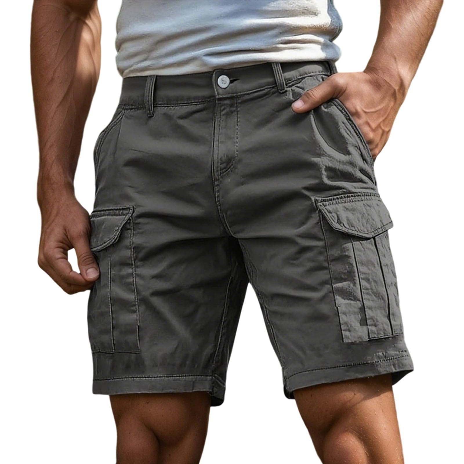 Cargo Shorts Pantaloncini Tasconi Uomo Pantaloncini Calvin Klein