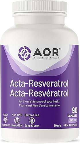 Acta Resveratrol (90 VeggieCaps) Marca: A.O.R Advanced Orthomolecular Research