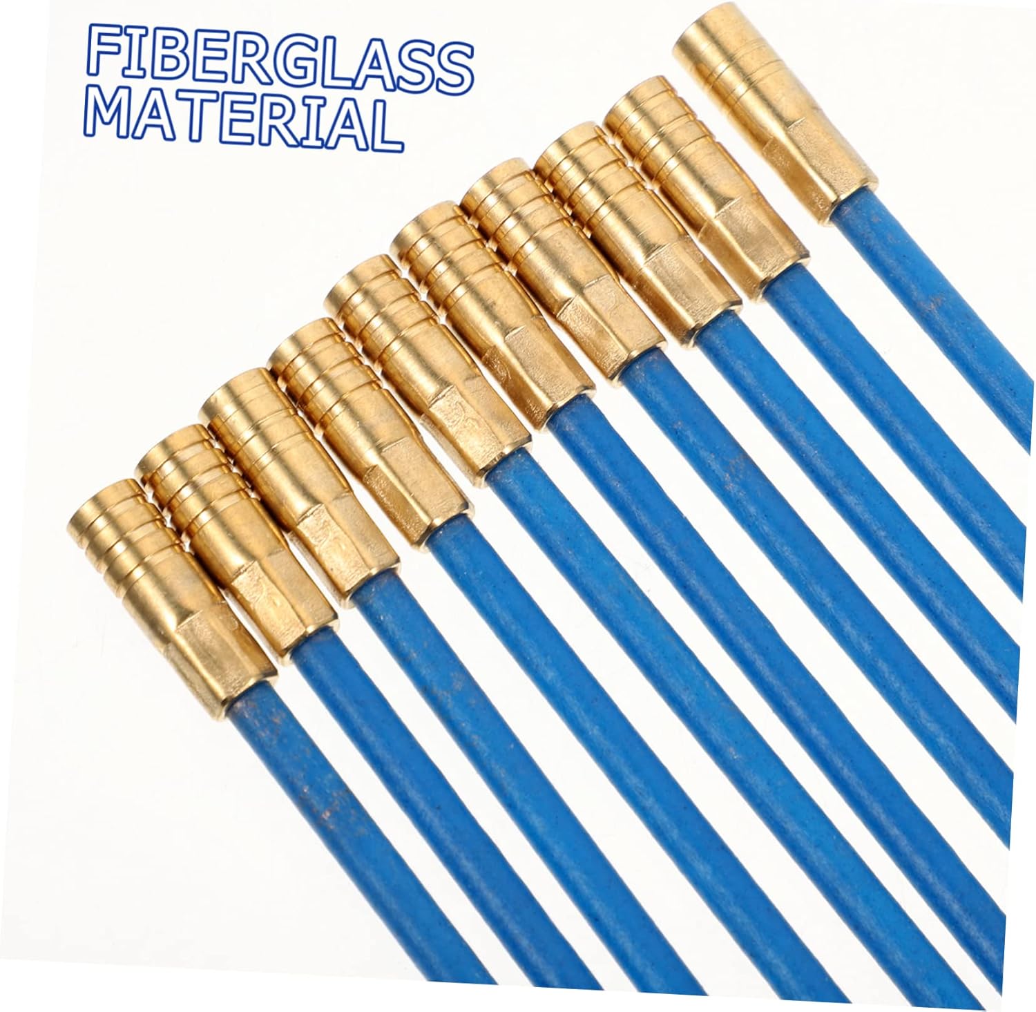 ARTIBETTER 2sets Electrical Fish Tape Kit Glow Rods Low-friction Wire Puller for Cable