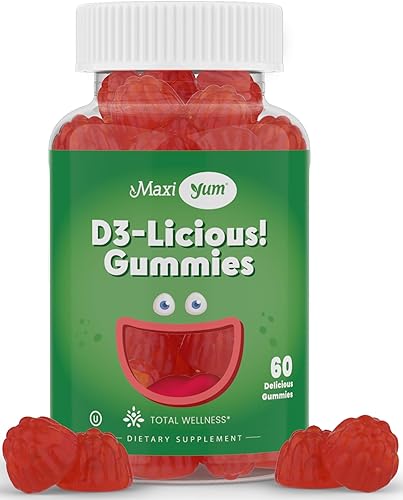 Maxi Health Gomitas de vitamina D (60 gomitas)