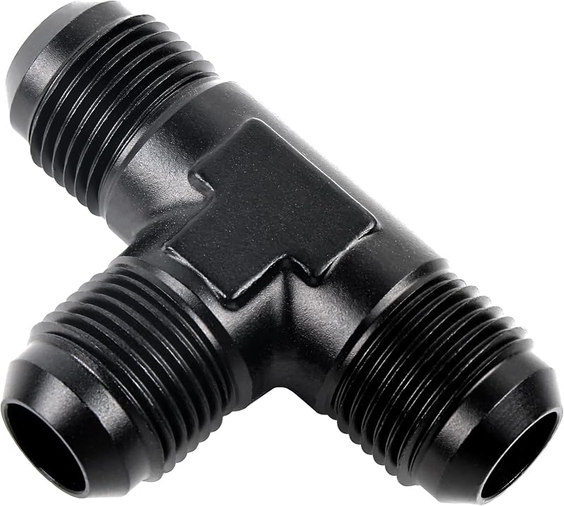 Conector Tê União Macho 10AN EVIL ENERGY em Alumínio 6061-T6 – Conjunto com 3 peças